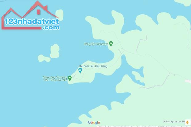 Bán đất 40m dọc Hồ Dầu Tiếng, view cực đẹp, 8000m2 sẵn thổ cư 400m2, giá chỉ 10 tỷ - 1