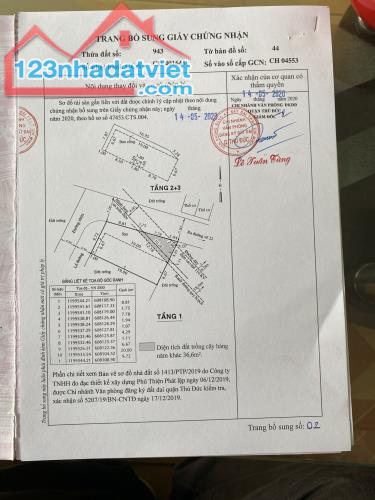 Bán căn hộ dịch vu 18p đường 22 P.Linh Đông,hiện Cho thuê 80tr/tháng.DT Đất 200m2, 3 tầng