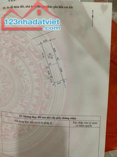 BÁN NHÀ 3 TẦNG 78M TẬP THỂ QUÂN ĐỘI ĐƯỜNG NGỌC HỒI PHÂN LÔ-ÔTÔ TRÁNH CHỈ 8 tỷ - 5