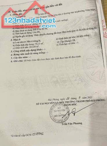 Bán nhà khu Việt Phát - Vĩnh Niệm, 85m 4 tầng, đường 12m, GIá 6 tỉ - 4