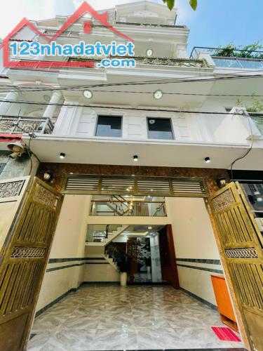 BÁN NHÀ MỚI 3 TẦNG, HẺM XE HƠI 8M, PHAN HUY ÍCH, TÂN BÌNH, 68M, CHỈ 7.5 TỶ TL