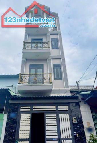 BÌNH TÂN - CHƯA ĐẾN 6 TỶ - SỞ HỮU NHÀ 70M2 - 4 TẦNG - HẺM NHỰA 8M THÔNG - GIÁP TÂN PHÚ - Ô