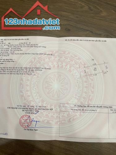 Cần bán 79m đất tại Võng Xuyên - Phúc Thọ - Hà Nội . Giá cực tốt - 2