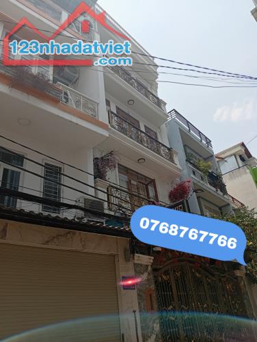 Bán Nhà Quận 7_Hẻm 502 Huỳnh Tấn Phát_83m2+5Tầng BTCT;SHR;HXH 6M;Ngang 6.2M;Chỉ 10.XTỷ TL