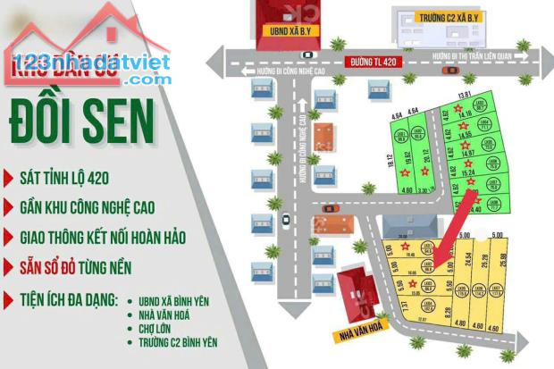 LÔ GÓC,100m2 ful thổ cư, thôn đồi sen, xã bình yên, thạch thất, hà nội - 4