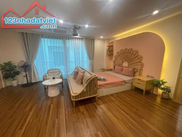 🏠 BÁN TÒA CHDV SIÊU VIP - LIỄU GIAI - BA ĐÌNH  112M²  – 8 TẦNG TM -  Ô TÔ ĐỖ CỬA - 53.5