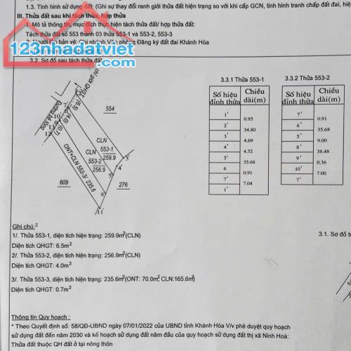 BÁN 3 LÔ ĐẤT THỔ CƯ SHR TRUNG TÂM NINH HÒA-KHÁNH HÒA - 3