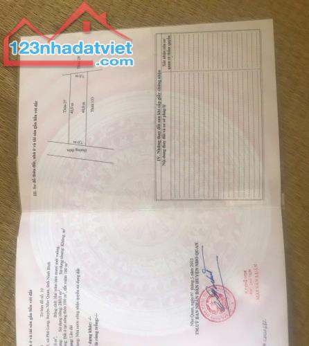 CHÍNH CHỦ BÁN ĐẤT TẠI THÔN 1, XÃ PHÚ LONG,HUYỆN NHO QUAN , TỈNH NINH BÌNH - 3