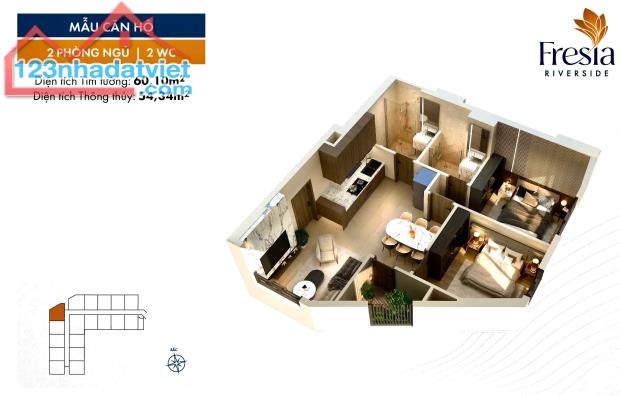 Xuất hiện căn hộ view sông ngay giữa lòng trung tâm TP Biên Hòa - 2