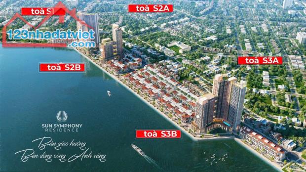 Căn tòa S3 DT 59.6m2 (1pn + 1) view về thành phố, sông Hàn và pháo hoa - Sun Symphony - 4