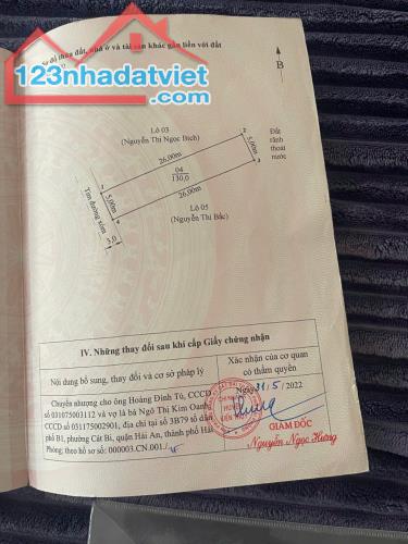 Bán lô đất 130m2 ngõ oto cực đẹp tại tuyến 2 đường 362 Minh Tân, Kiến Thụy, Hải Phòng 1,7