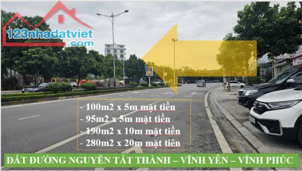 Bán 100m2 đất đường Nguyễn Tất Thành, Vĩnh Yên, giá chỉ 7 tỷ xx đường 42m