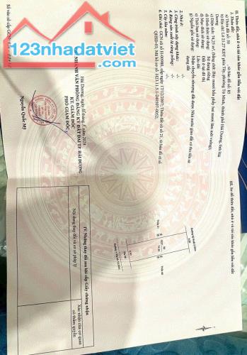 Cần bán gấp lô đất khu đô thị Vạn Lộc khu Tây Nam Cường TPHD LK21.27 - 3