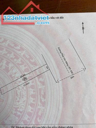 134m2 đất thổ cư mặt tiền đường Phan Văn Mảng, thị trấn Bến Lức giá 3,5 tỷ - 3