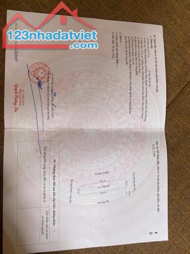 Bán lô đất mặt 178m2 đường Hùng Vương Minh Kha Đồng Thái An Dương giá rẻ