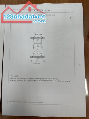 NHÀ CẤP 4 - KHU B TẬP THỂ ĐH MỎ - CỔ NHUẾ - VỊ TRÍ ĐẸP - PHÂN LÔ 2 MẶT NGÕ - 2