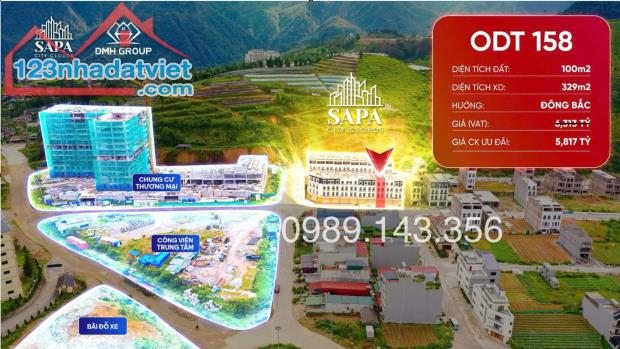 Cần Bán nhanh căn Liền Kề khu hành chính mới SaPa, xây sẵn 4 tầng. - 1