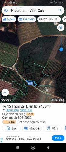 CHÍNH CHỦ CẦN BÁN GẤP LÔ ĐẤT 2,66 HA ĐẤT XÃ TẠI HIẾU LIÊM  - H. VĨNH CỬU - ĐỒNG NAI. - 1