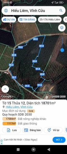 CHÍNH CHỦ CẦN BÁN GẤP LÔ ĐẤT 2,66 HA ĐẤT XÃ TẠI HIẾU LIÊM  - H. VĨNH CỬU - ĐỒNG NAI. - 2