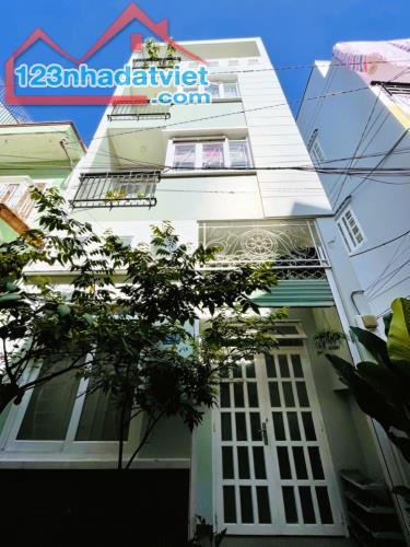 BÁN NHÀ LÊ VĂN SỸ QUẬN PHÚ NHUẬN, 5 TẦNG, 4 PHÒNG NGỦ, DT 60m2 (5x12), HẺM 4m THẲNG TRỤC.
