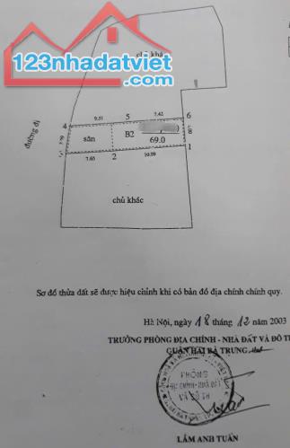 BÁN NHÀ PHỐ HOÀNG MAI, Q. HOÀNG MAI, Ô TÔ GẦN NHÀ, TRƯỚC NHÀ BA GÁC, 69M2, 12 TỶ(CTL)