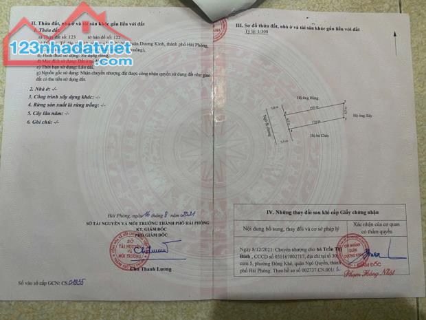 Bán đất Hoà Nghĩa - Dương Kinh - Hải Phòng