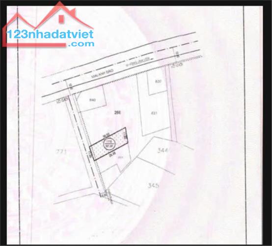 Tôi chính chủ cần bán 2 lô đất vị trí siêu đẹp mặt tiền Mai Anh Đào, p8, Đà Lạt - 3