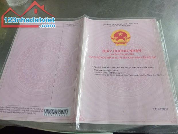 Cần Bán Nhanh Lô Đất mặt tiền Huyện lộ 18 Định Thủy, Phước Hiệp, Mỏ Cày Nam, Bến Tre