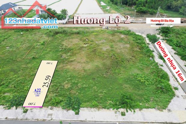 bán lô đất long phước  hl2 bà ria dt175 m có 100 m thồ cư giá1ty850 thương lượng