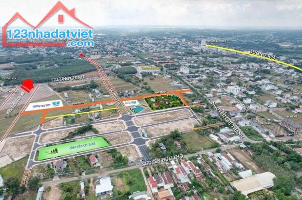 Bán đất giảm cực sâu, đường 18 m DA , Tây Ninh, Nguyễn Hữu Thọ, 100m2, chỉ 2.8 tỷ.