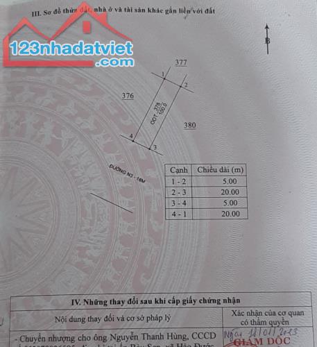 Bán đất giảm cực sâu, đường 18 m DA , Tây Ninh, Nguyễn Hữu Thọ, 100m2, chỉ 2.8 tỷ. - 3