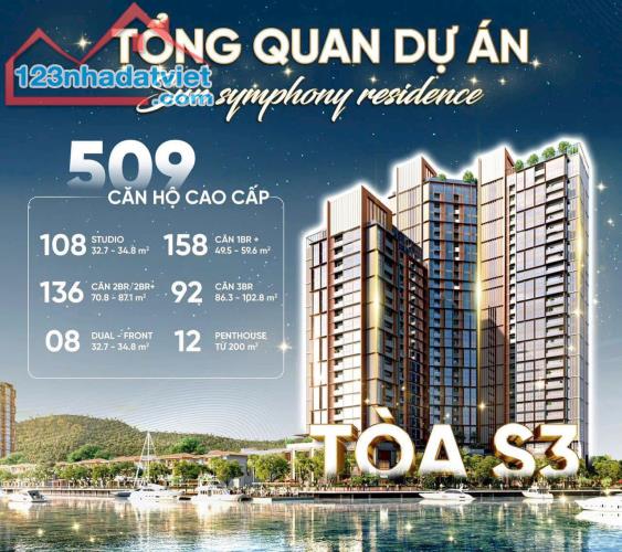 Hiếm! Căn siêu phẩm căn hộ 3PN view sông Hàn dự án SUN SYMPHONY, Đà Nẵng