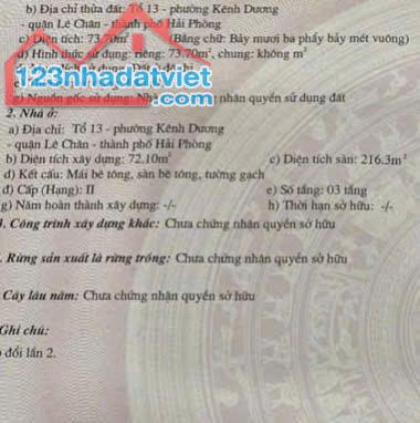Bán nhà mặt đường mương Trại lẻ, 74m 4 tầng, lô góc, Giá 8 tỉ, gần AEON - 4