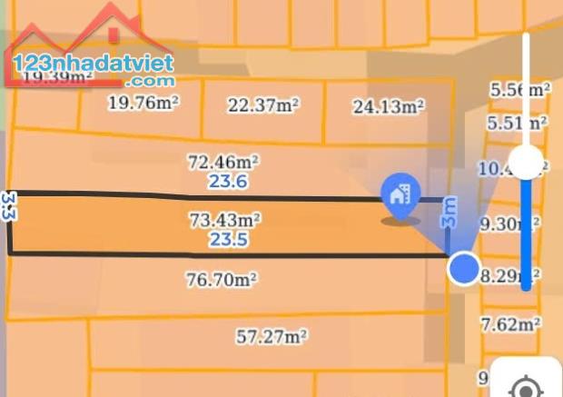 Bán đất Minh Khai 73M +7,9 Tỷ xây CCMN, OTO 30m,Ko QH