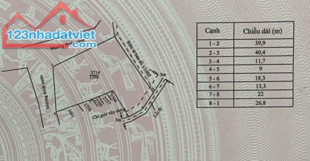BÁN ĐẤT THỔ CƯ LONG AN, XÃ THUẬN THÀNH, THỊ TRẤN CẦN GIUỘC - 2