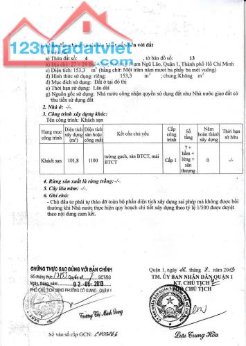 BÁN KHÁCH SẠN MẶT TIỀN 27-29 BÙI VIỆN – PHỐ ĐI BỘ SẦM UẤT 130 tỷ - 4