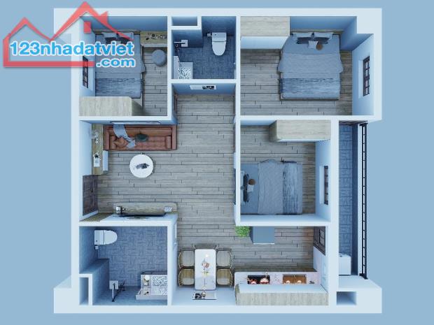 Chung cư B9 Đại Kim, 70m2, 3 ngủ 2vs, full nội thất đẹp giá chỉ 3,6 tỷ - 1