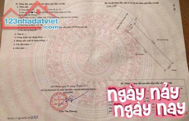 Bán nhà mặt đường Trực Cát - Lê Chân, 97m 3 tầng độc lập gốc dân, Giá 7.3 tỉ, vị trí đẹp - 4
