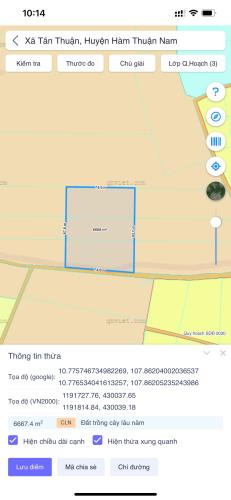 Chỉ 270 triệu/ sào đất Tân Thuận - Hàm Thuận Nam đường xe hơi gần Nguyễn MInh Châu - 4
