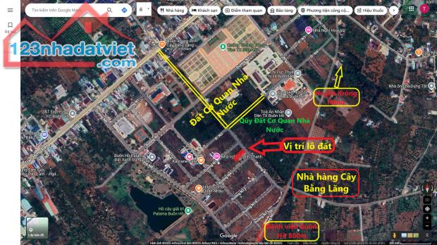 Cực hiếm, Gia đình cần tiền bán gấp lô đất 182m2, Hà Huy Tập ngay Quảng Trường Buôn Hồ