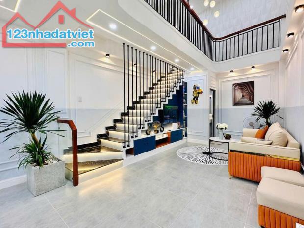 Nhà mới 5 tầng – Sắt mặt tiền Lê Văn Thọ - Gò Vấp – hẻm xe hơi – 3.9x12m – Giá 6.8Tỷ