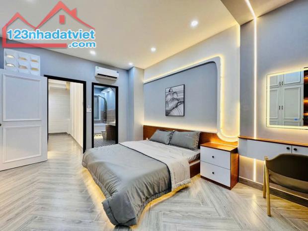Nhà mới 5 tầng – Sắt mặt tiền Lê Văn Thọ - Gò Vấp – hẻm xe hơi – 3.9x12m – Giá 6.8Tỷ - 2