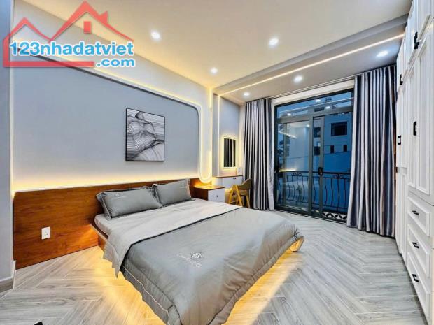 Nhà mới 5 tầng – Sắt mặt tiền Lê Văn Thọ - Gò Vấp – hẻm xe hơi – 3.9x12m – Giá 6.8Tỷ - 3