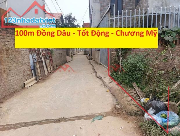 CHÍNH CHỦ BÁN LÔ ĐẤT 100M TẠI TỐT ĐỘNG-CHƯƠNG MỸ-HÀ NỘI