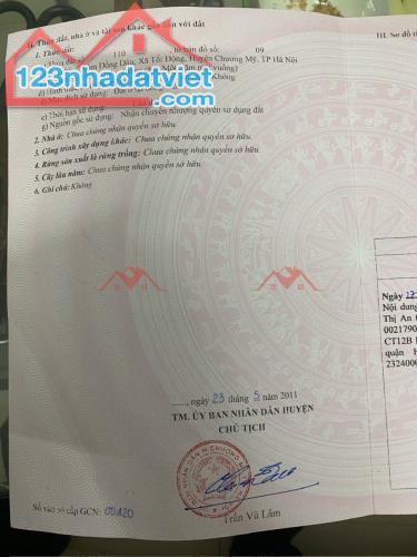 CHÍNH CHỦ BÁN LÔ ĐẤT 100M TẠI TỐT ĐỘNG-CHƯƠNG MỸ-HÀ NỘI - 3