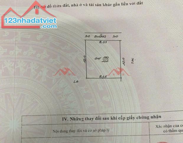 CHÍNH CHỦ BÁN LÔ ĐẤT 100M TẠI TỐT ĐỘNG-CHƯƠNG MỸ-HÀ NỘI - 4