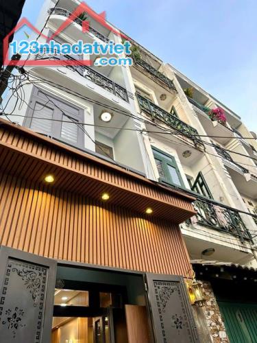 BÁN NHÀ 4 TẦNG – 100M² – NGANG 5.3M – HẺM XE HƠI THÔNG – GẦN CỘNG HOÀ & TRƯỜNG CHINH