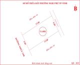 🌟SIÊU PHẨM ĐẤT XÓM 12 - NGHI PHÚ - TP VINH 71,4m2 Tây Nam đường 12m