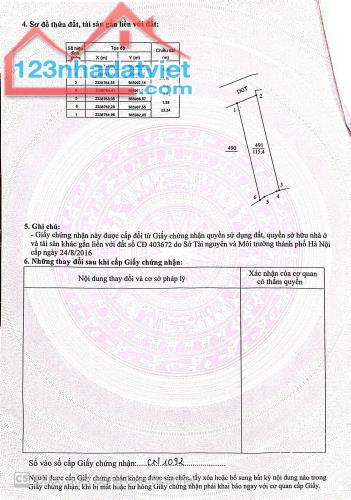 CHÍNH CHỦ BÁN ĐẤT SẴN SỔ GIÁ TỐT TẠI TRUNG CHÂU-ĐAN PHƯỢNG - 4