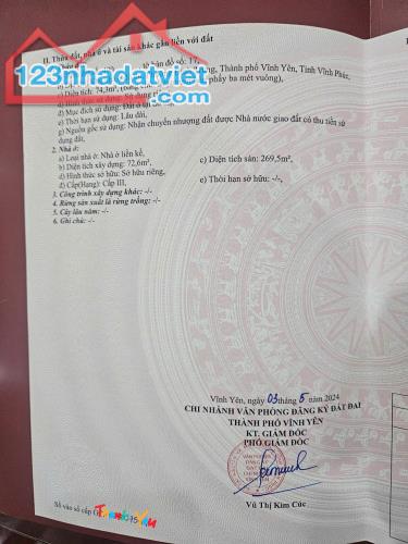 Bán căn nhà liền kề tại KĐT VCI Vĩnh yên, Vĩnh Phúc. Giá chỉ 4,5 tỷ. LH: 098.991.6263